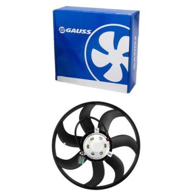 Imagem de Ventoinha Radiador Saveiro Voyage SpaceFox 1.0 1.6 2006 a 2016 Com Ar 