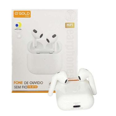 Imagem de Fone de Ouvido Bluetooth Pro Sem Fio TWS Ear Buds a'Gold - AGold