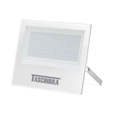 Imagem de Refletor Taschibra Led Tr Slim 100w 6500k Branco Bivolt
