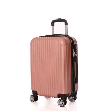 Imagem de Mala de Bordo Viagem Pequena ABS + PC - (55 x 35 x 22cm) C/ 4 Rodinhas