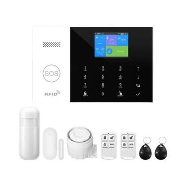Imagem de Sistema De Alarme Sem Fio Para Casa Inteligente Tuya GSM WiFi Compatív