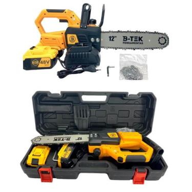 Imagem de Motosserra Portátil Elétrica 12 Polegadas 3000W Recarregável Bateria 1