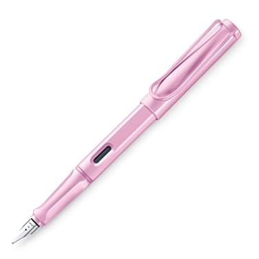 Imagem de LAMY safari lightrose - Caneta tinteiro com grip ergonômico e pena de aço polido M - ideal para escrita e caligrafia - incluindo cartucho azul LAMY T 10