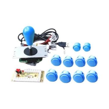 Imagem de Kit DIY Para Console Arcade Com Joystick De 8 Vias E Botões Para PC Ra