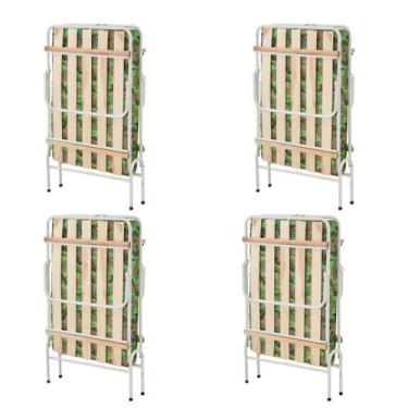 Imagem de Kit de 4 Camas De Acampamento Dobrável De Camping Prática - Anyben