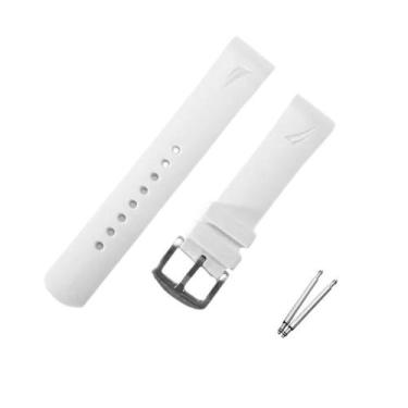 Imagem de Pulseira Silicone Compatível Relógio Náutica N10020g Pinos - Poolsy, B
