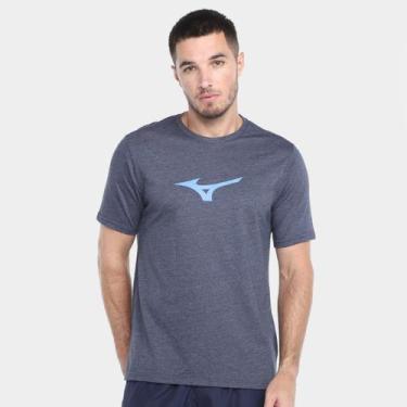 Imagem de Camiseta Mizuno Lifestile Masculino, Marinho, Azul, P