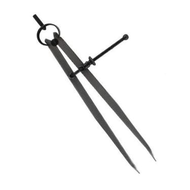 Imagem de Compasso De Ponta Reta Para Mecânico 8" Em Aço Carbono - Excellent