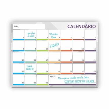 Imagem de Ímã De Geladeira Porta Recados Mensal - Micro Oficina, Não se aplica