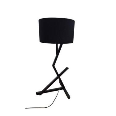 Imagem de abajur de mesa luminária sala de estar industrial led Bali - DTH