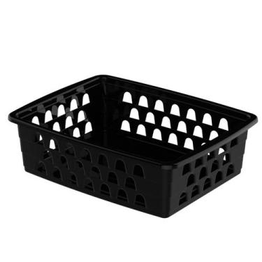 Imagem de Cesto Organizador Grande 25x19x7cm Decorativo Mesa Armário - Uninjet, 