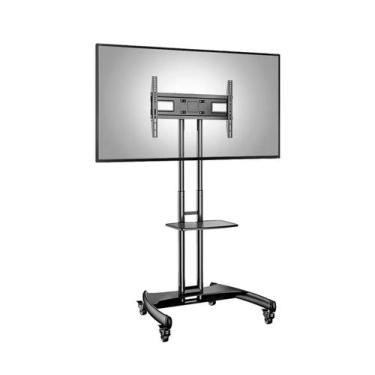 Imagem de Suporte Pedestal com Regulagem de Altura, Rodizios e Bandeja de Apoio 