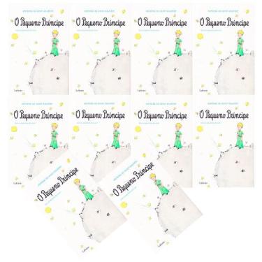 Imagem de Pequeno Príncipe Antoine Saint Eexupéry Aquarelas - Kit Com 10 Livros 