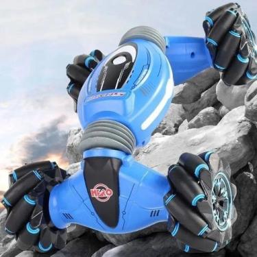 Imagem de Carrinho Remoto Acrobático Stunt Gestos 4x4 Monster Twist, Azul