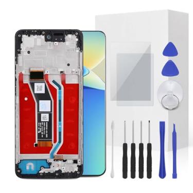 Imagem de JENCYFU Kit de substituição de tela LCD para Moto G 5G 2024, montagem de moldura digitalizadora sensível ao toque com ferramenta de reparo para o modelo Moto G 5G 2024 XT2417-1 XT2417 16.8 cm