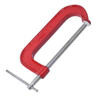 Imagem de Grampo Sargento De Carpinteiro Marceneiro Tipo C 6 Pol. - Brasfort