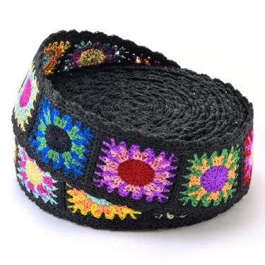 Imagem de PAXMATE Correia de algodão, correia de crochê de 5 cm para bolsas, artes e artesanato