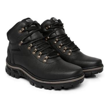 Imagem de Bota Aventure Cano Médio Robusta Masculina Trilha Passeio Dia Dia Sola Leve Cadarço Confortável-Masculino