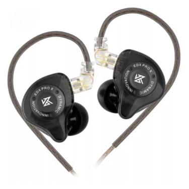 Imagem de Edx Pro X Linha 2024 Retorno Palco, gamer. Excelente Grave - KZ, Preto