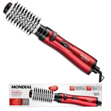 Imagem de Escova Rotativa Mondial Red Infinity Keratin 110v/127v, Vermelho, 110V