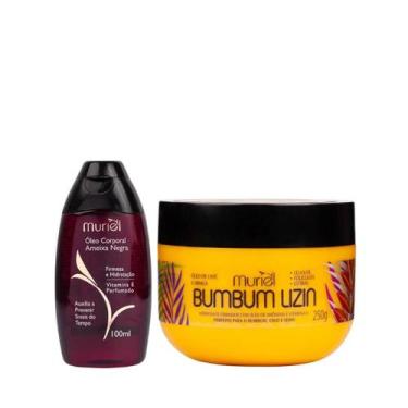 Imagem de Muriel Óleo Ameixa Negra 100ml + Bumbum Lisin 250ml