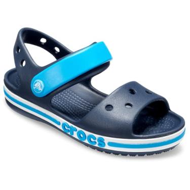 Imagem de Crocs Sandália infantil unissex Bayaband, Azul marino, 23