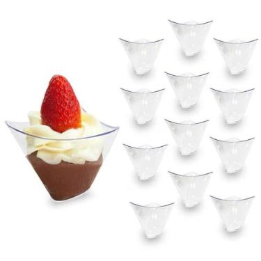 Imagem de Mini Copinho Doces e Sobremesas Transparente 100ml - 10 unidades - LSC