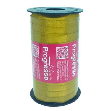 Imagem de Fita de Cetim Carretel 7mm N00 100m Cor 1353 Amarelo - 1 unidade - Pro