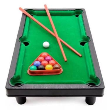 Imagem de Mini Bilhar Sinuca Infantil Mesinha Snooker Dia Das Criança Brinquedo 