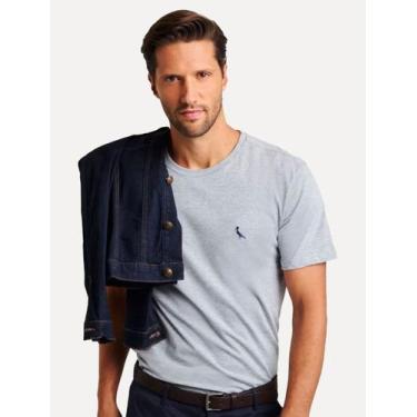 Imagem de Camiseta Reserva Masculina Regular Paris Cinza Mescla, L/G