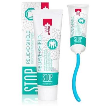 Imagem de CREME DENTAL STOP SENSITIVE DENTES SENSÍVEIS 75ml EDEL WHITE