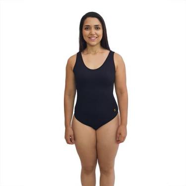 Imagem de Maiô Natação Light Preto com Bojo - Stw Moda, Preto, G