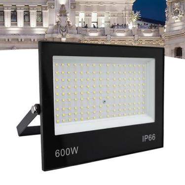 Imagem de Refletor Led Holofote 600W Ip66 Bivolt Forte Luz Branco Frio - Ry