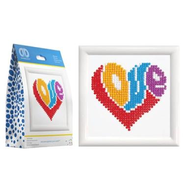Imagem de Diamond Dotz Diamond Art Kit with Frame 4"X4"-Love -DDF1012
