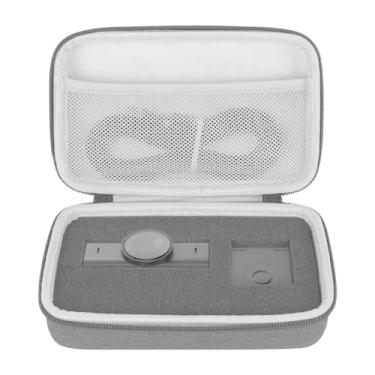 Imagem de GEEKRIA Estojo de transporte para webcam compatível com Logitech MX Brio Ultra HD 4K Streaming Webcam Substituição Hard Shell Bolsa de transporte de viagem com armazenamento de cabo (cinza escuro)