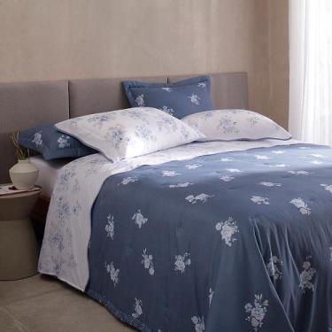 Imagem de Jogo de Cama Super King Percal 180 Fios Buddemeyer Percalle Camélias 1