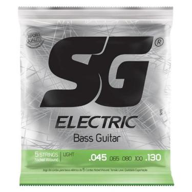 Imagem de Encordoamento para Contrabaixo SG de 5 Cordas 0.045, Electric Bass Gui