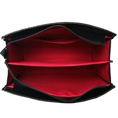 Imagem de Bolsa Feminina Grande Executiva De Ombro + Bolsa Festa Tiracolo Corrente Clutch + Carteira Karina Rosa (Preto)