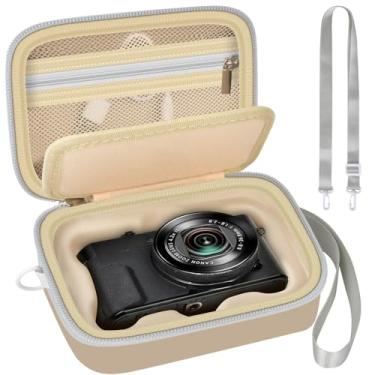 Imagem de ANKHOH Estojo Para Câmera Digital Canon Powershot G7X Mark Iii/ Mark Ii/ Sx740/Sx730 4K, Bolsa Para Câmera Compacta Com Divisória Acolchoada Para Guardar Cartões Sd, Bolso De Malha Para Cabo Usb, Ac