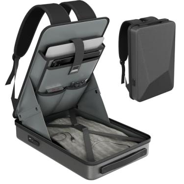 Imagem de EAZUSE Mochila Starlink Mini, Estojo Starlink Mini Para Cabos De Alimentação, Adaptador De Bateria E Muito Mais, Bolsa De Viagem À Prova D'Água Para Acessórios Starlink Mini Com Trava Tsa E Portas D