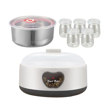 Imagem de IEUDNS Máquina de iogurte automática, Multifuncional Profissional DIY DIY Controle de temperatura MAKER NATTO, Style B