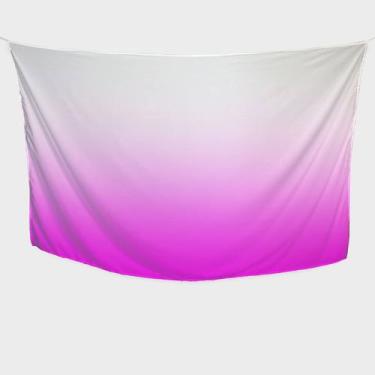 Imagem de Canga/Pareô Sublimado Pink e Branco 1,00x1,50m - Fera Print - Sublimat