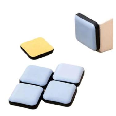 Imagem de Pés de Móveis 16 Sapatas Deslizantes EVA Autoadesivas Proteção e Facil