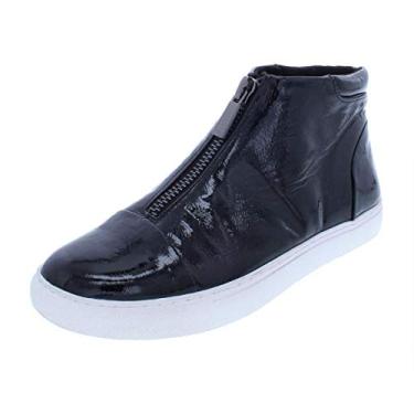 Imagem de Kenneth Cole New York Bota feminina 7 Kayla com zíper frontal, Patente preta, 6