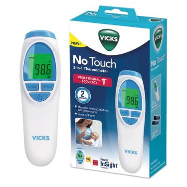 Imagem de Termômetro Vicks NO TOUCH Digital 3 EM 1 leitura rápida 2seg