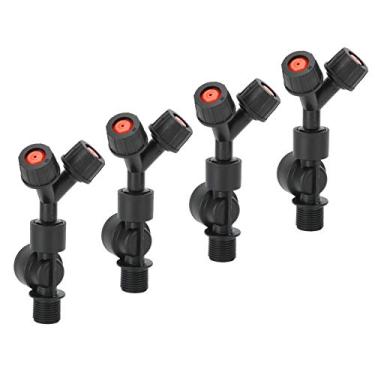 Imagem de 4pcs G3/8 Dn10 Bico Duplo Dripproof Acessório Agricultor Pulverizador Elétrico Irrigação Bico Atomizador