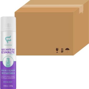 Imagem de Secante de Esmalte Fashion Brilho e Secagem Instantânea Spray 400ml Ki