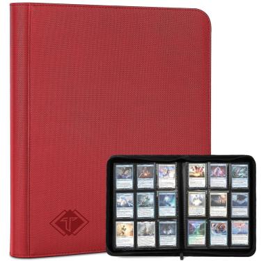 Imagem de Fichário de cartas colecionáveis TioPlior de 9 bolsos para cartas MTG Yugioh