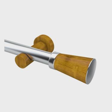 Imagem de Kit Varão Completo Jade Nobre Plus 28mm 2 Metros com Emenda - Quarto ou Sala