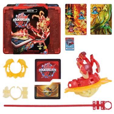 Imagem de Brinquedo Bakugan Baku-tin com mantídeo de ataque especial, armazenamento de mais de 6 anos